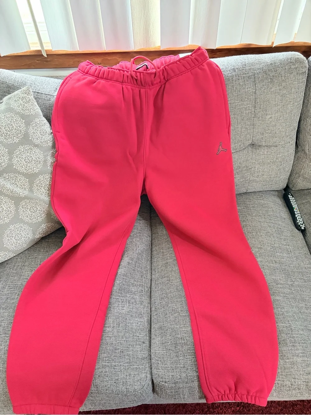Jordan Men's Bright Pink Fleece Joggers